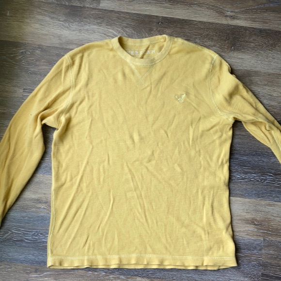 Yellow American eagle outfitters shirt